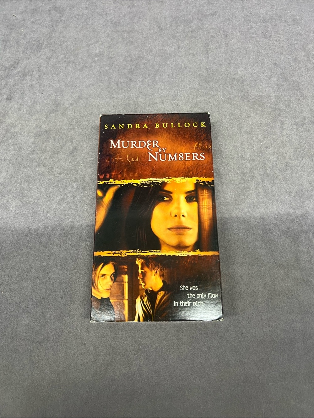 Orange Cover VHS Murder by Numbers